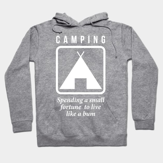 Camping Hoodie by n23tees